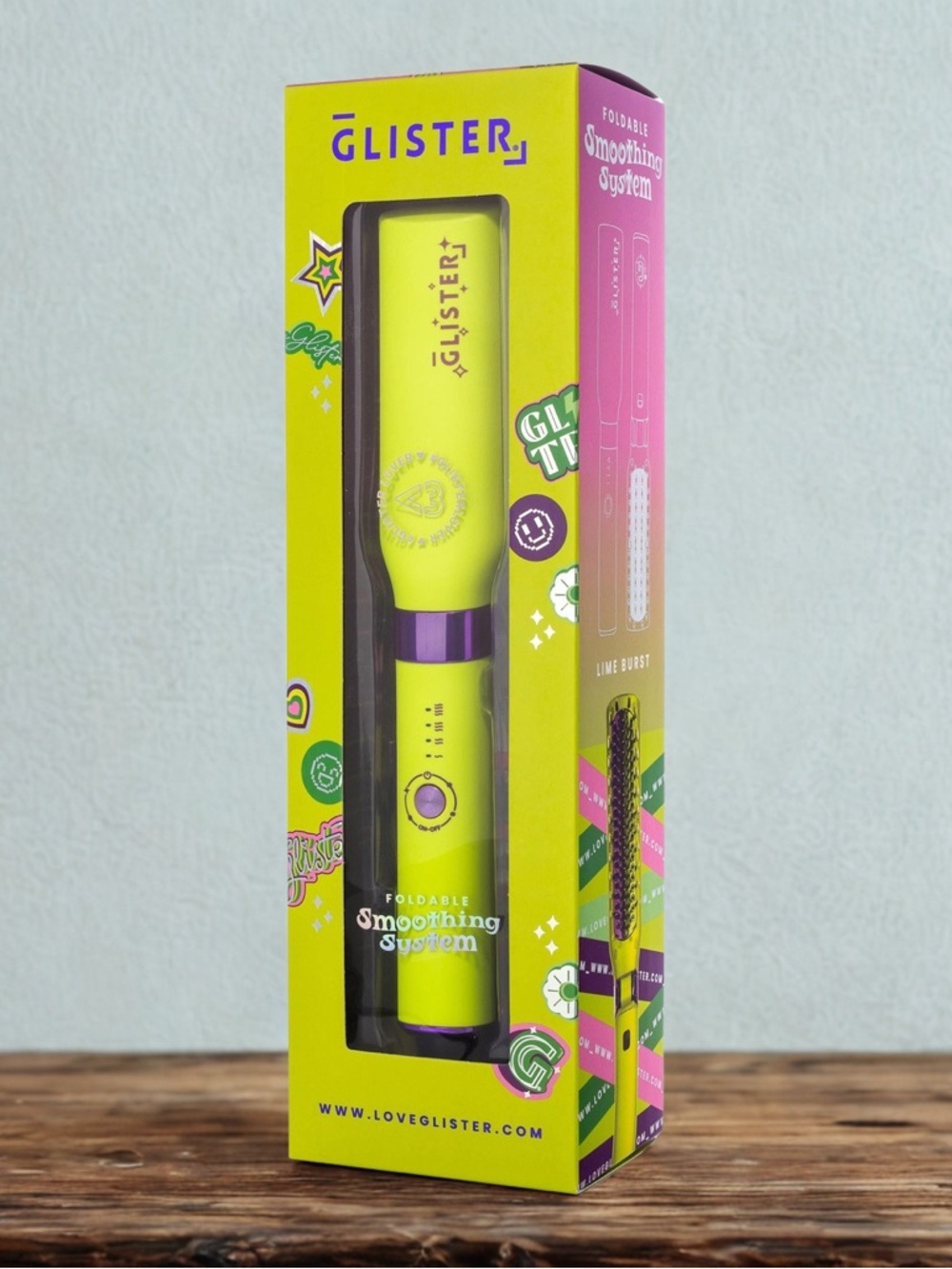Foldable Hot Brush – Anti-Frizz Smoothing System